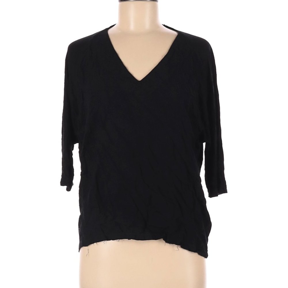 Zara W&B Collection Short Sleeve Top
